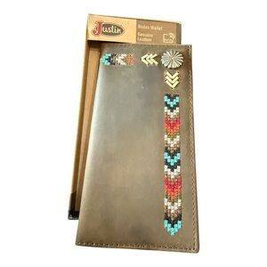 Justin Rodeo Wallet | Genuine Leather | RFID